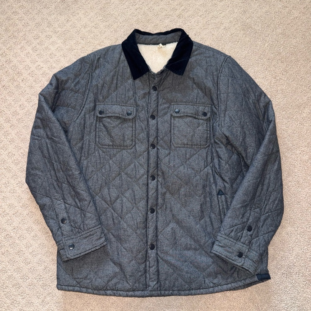 Univibe Men's Quilted Blue Jacket Size XL